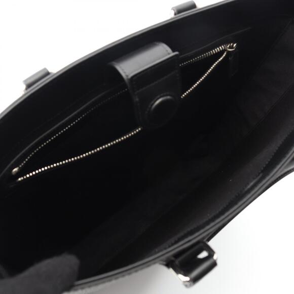 Gucci GG Supreme Tote Bag Canvas Leather Black - Picture 2 of 4